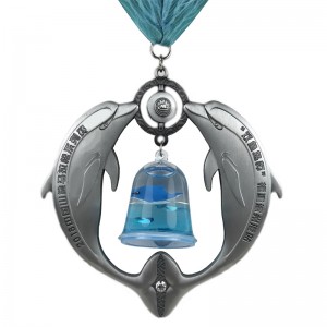 Benutzerdefinierte Medaillon Halskette 4d Emaille Custom Medal für Souvenir