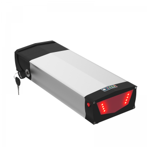Heißverkauf hinter Rack Lithium eBike Batterie BMS wiederaufladbar 18650 Batterie 36V 48 V 52 V 10AH 20AH für Elektrofahrrad