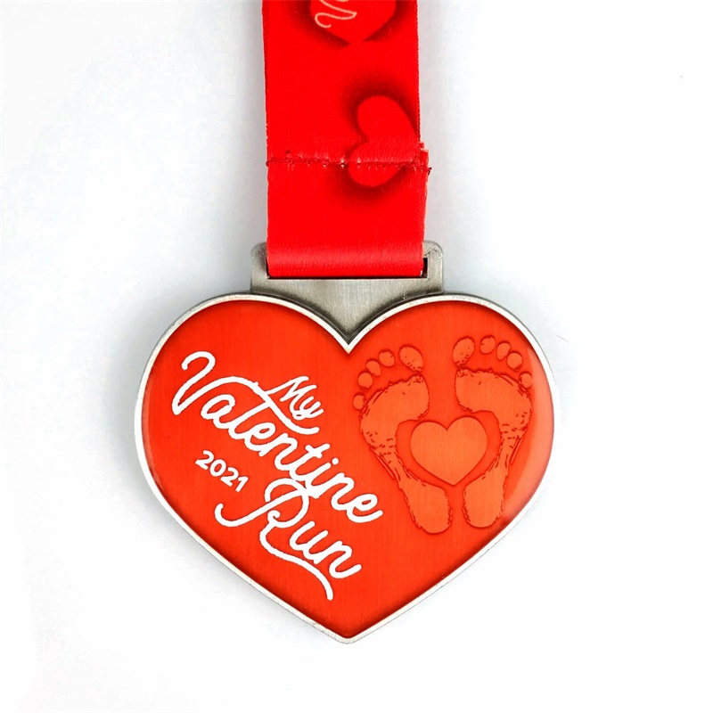 Urlaubsmedaillen Geschenk für Valentinstag Trail Running Medaillen