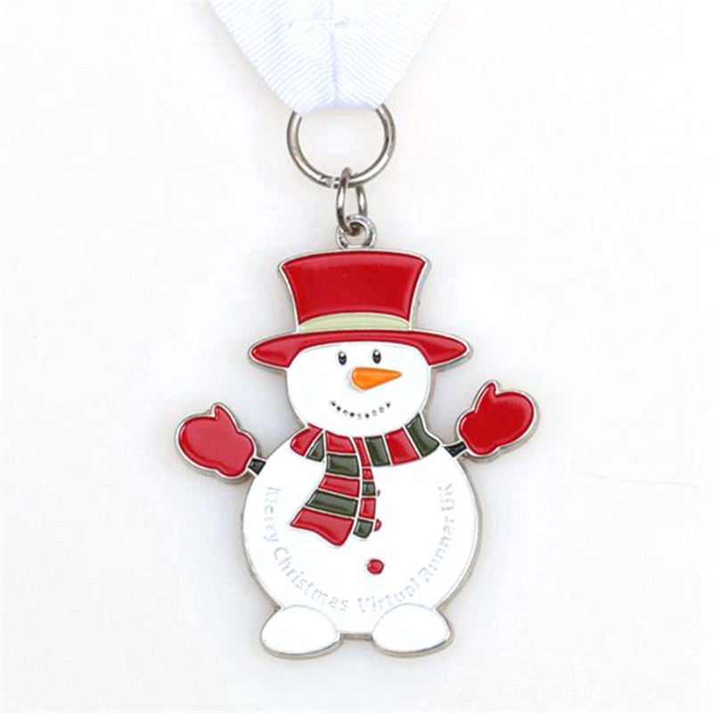 Santa Running Medals Custom Medals Geschenk für Weihnachten