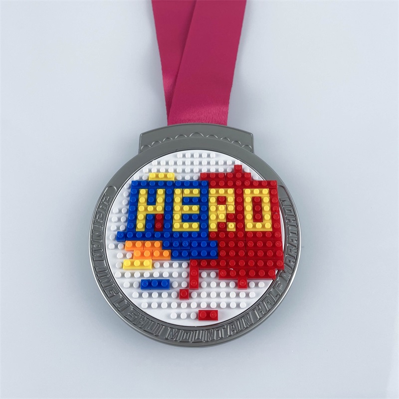 Fun Lego MedalSsports Medaillen und Bänder zum Schwimmen zum Schwimmen Volleyball -Gymnastik