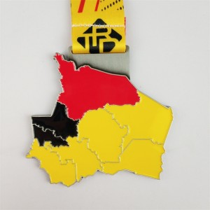 Laser Ihr eigenes Logo 3D Metal Award ODM Gold Silber und Bronzemedaillen Geschenk