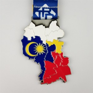 Metal Awards Geschenkgroßhandel Hersteller plattierte Gold Silber Kupfermedaillen Gold Silber