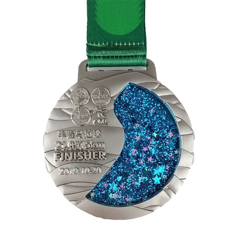 Custom Marathon Medaillen Zinklegierung der Casting Race Medal Fun Run Medal