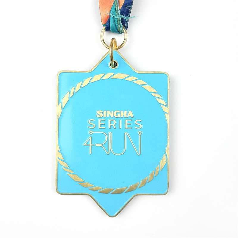 Award Marathon Running Custom Metal Sport -Medaille ineinandergreifende Medaille