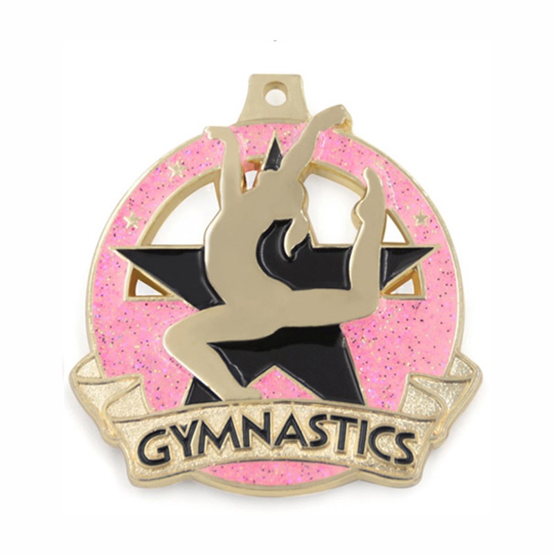 Benutzerdefinierte Medaillen Emaille Gymnastics Medaille