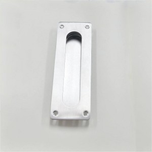 7,09 Zoll eingebrauchtes Fingerspüsch zieht für Taschen Tür Schranktür, Schleifstürgriff, gebürstete rostfreie Stahl rechteckige Tür -Hardware