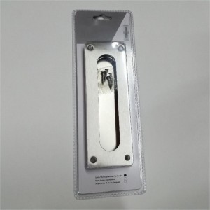 7,09 Zoll eingebrauchtes Fingerspüsch zieht für Taschen Tür Schranktür, Schleifstürgriff, gebürstete rostfreie Stahl rechteckige Tür -Hardware