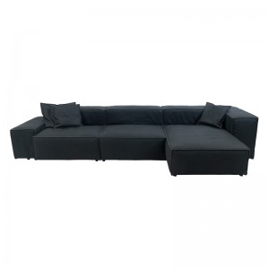 Schnittsofa RS957 (schwarz)