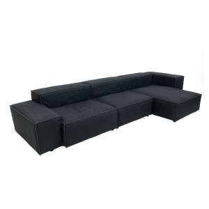 Schnittsofa RS957 (schwarz)