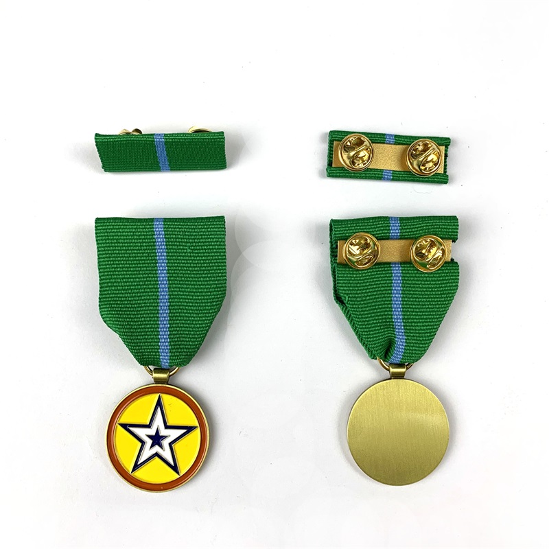 Custom Ehrenmedaille Militärmetallmedaille Ehre mit Pin