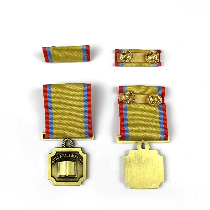 Custom Ehrenmedaille Militärmetallmedaille Ehre mit Pin
