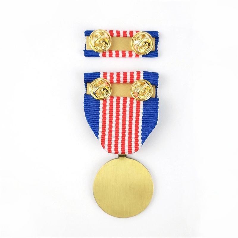 Brauch glänzende goldplattierte Firma Logo Medal of Ehrenmedaille