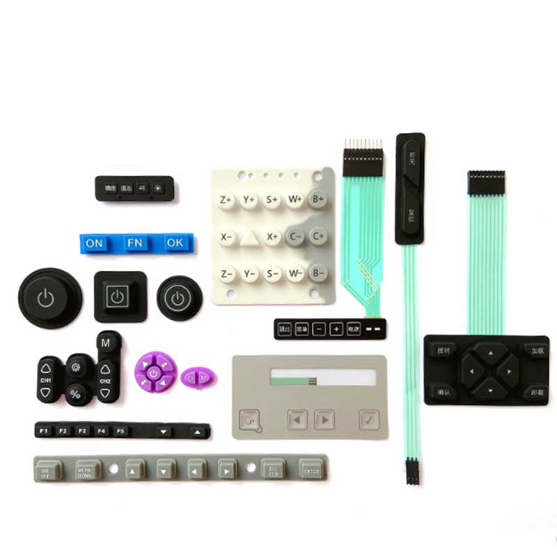 Customized Calculator Silicon Gummi -Tastatur -Fernseh -Fernbedienung Silikonknopf