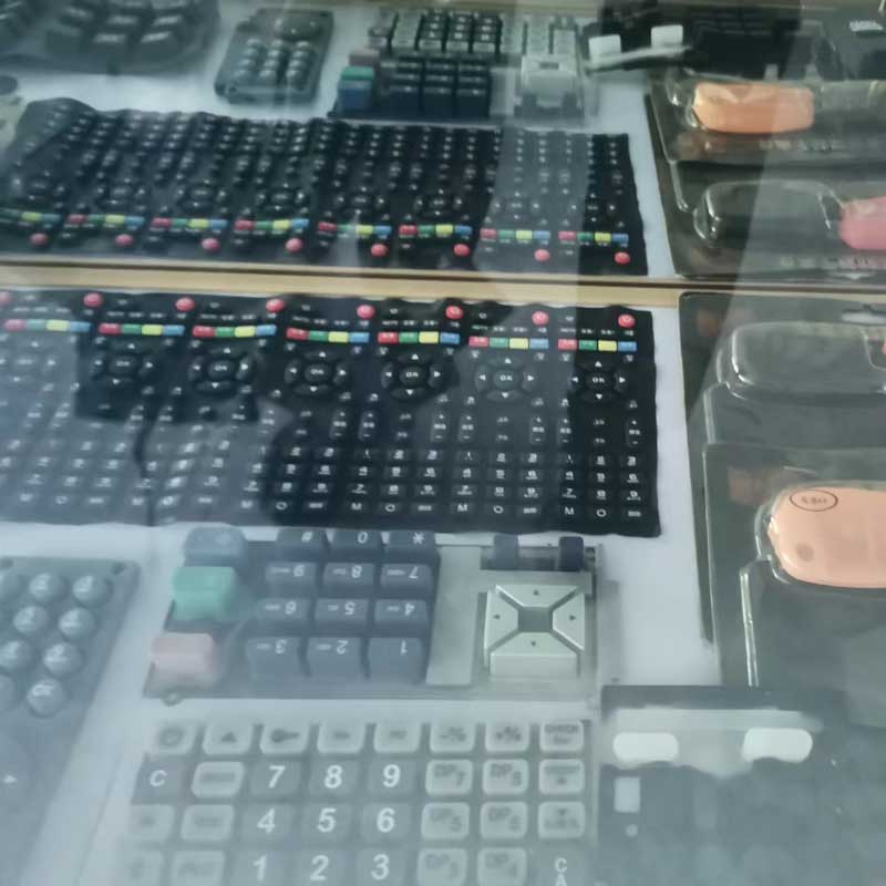 Customized Calculator Silicon Gummi -Tastatur -Fernseh -Fernbedienung Silikonknopf