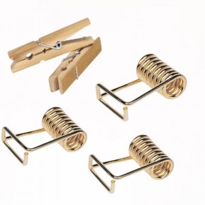 Haarnadel -Wäsche -Wäschemännchen aus Edelstahl kleine Spiralentorsionsfeder