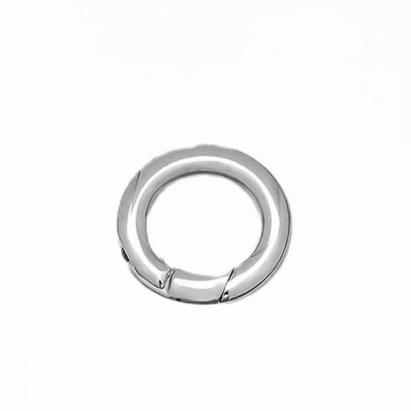 Öffnerer O-Ring-Trigger Rund-Snap Carabiner Federring Rundschlüsselring Brieftet Metallschlüsselkette