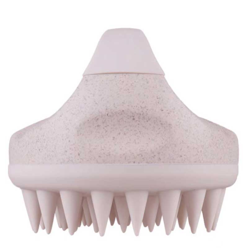 Biologisch abbaubarer Weizenstroh Shampoo Massagebürste Kopfhaut Peelungswäsche Kammkörper Duschpinsel Bad Spa Schlampe Massage Pinsel