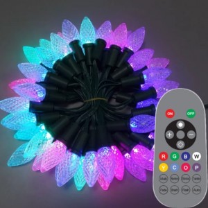 Smart C9 Strawberry Christmas Light Set Outdoor wasserdichte LED RGB Bunte Weihnachtslicht Schnur