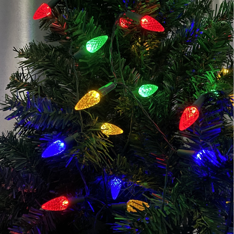 Smart C9 Strawberry Christmas Light Set Outdoor wasserdichte LED RGB Bunte Weihnachtslicht Schnur