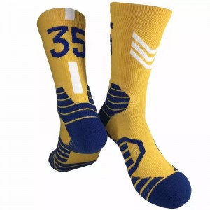Wholesales hochwertige Crew Custom Design Socken Baumwollbasketball Sportsocken