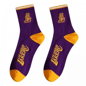 Männer Socken Trendy Basketballteam Custom Strick Socken warme Fuzzy Socken