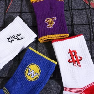 Männer Socken Trendy Basketballteam Custom Strick Socken warme Fuzzy Socken
