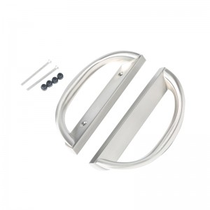 Schiebetür-Türgriffset, D-Form,nicht gekämpft (passt 3-15/16 ”Lochabstand)