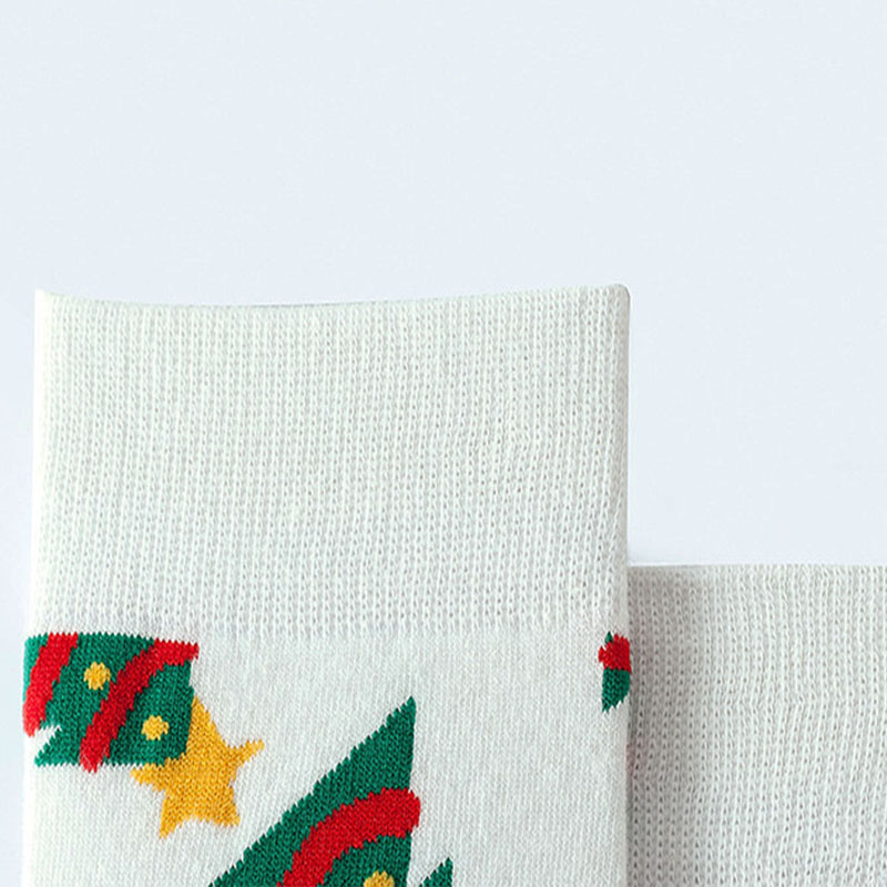 Wintersocken kundenspezifische Baumwolle warme Socken Weihnachten Frauen Crew Socken