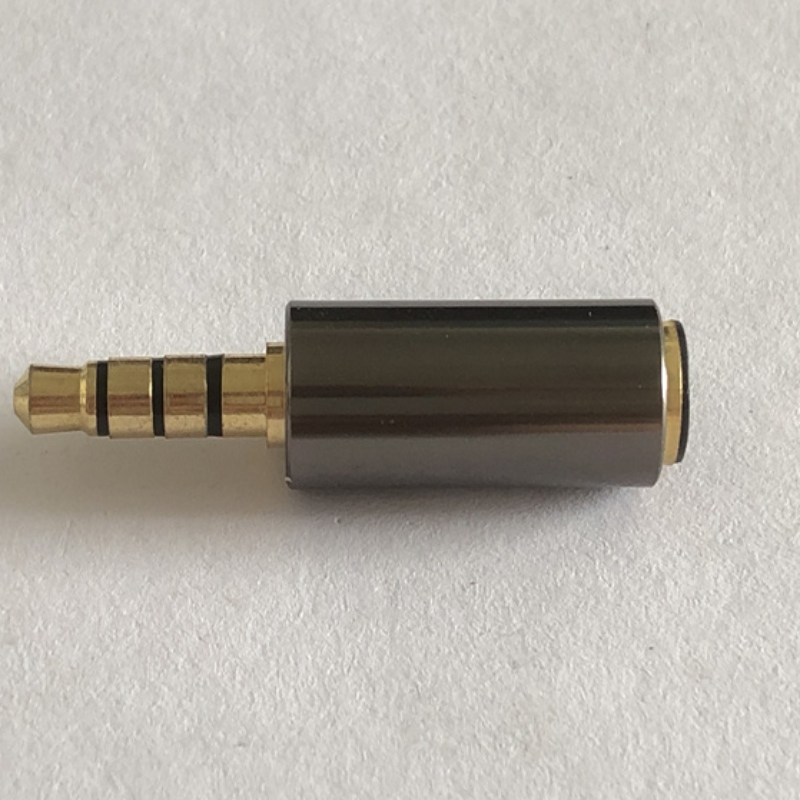 Lötfreie Kopfhörerbuchse dreistufige 2,5-mm-Stereo-Soundstopfen bis 3p-Klemme Blockadapterkabel
