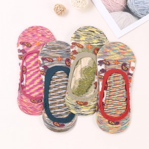 Sommer heißer Verkauf unsichtbar farbenfrohe Mode kristallseideniedrig geschnittene Frauen transparente Socken