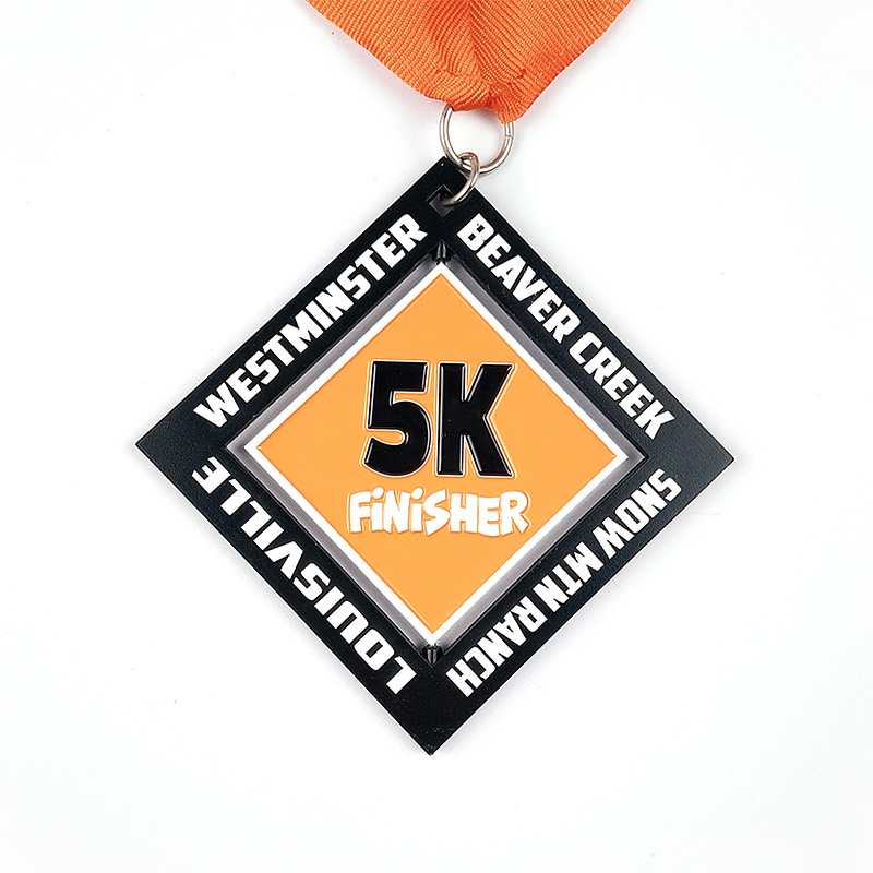 Customized Athletic Spinning Medal Großhandel Custom Sport Marathon Award Medal
