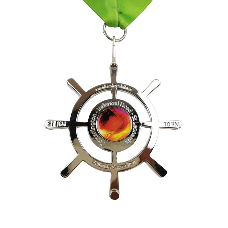 Einzelmedaille Handdesign -Glasmedaillen Goldmedaillenmedaillen