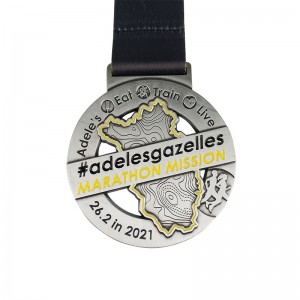 Benutzerdefinierte Medaillen schnelle Hohlausläufe Medaillen Custom Metall Zinklegierung