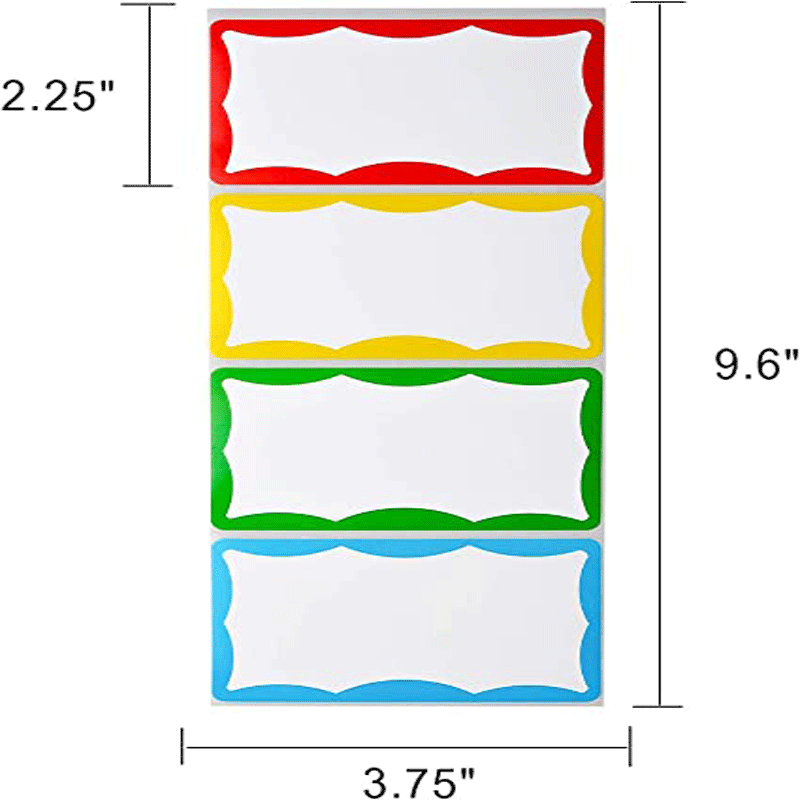 handgeschriebene Aufkleber DIY -Aufkleber