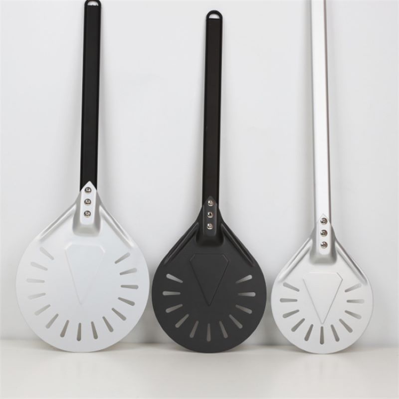 7inc 8inch 9inch perforiertes Aluminiumpizza Drehen Pizza Turner Round Pizza Peel