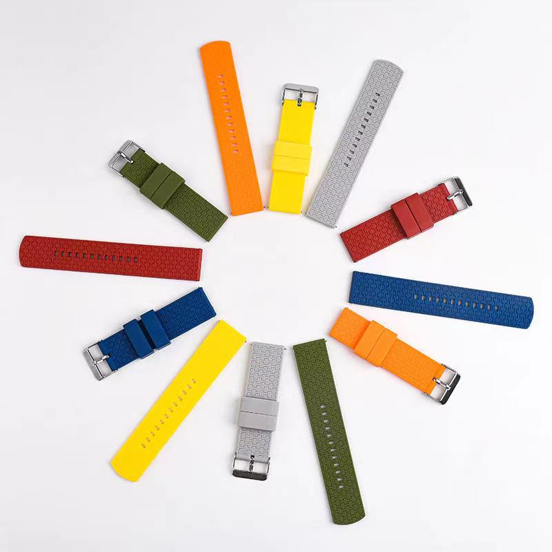Multi -Farb -Silikon -Uhren -Fluororubber -Armbandhalter für Zeitmesser
