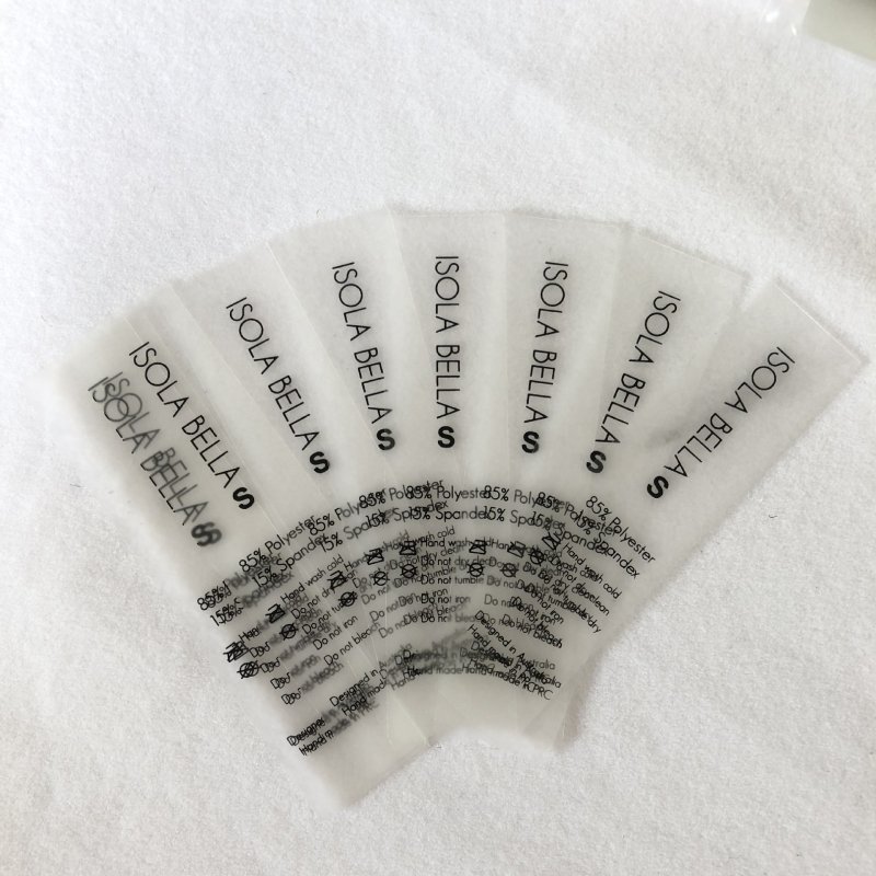 Transparente Druckmarke, individuelle hochwertige Druckmarke