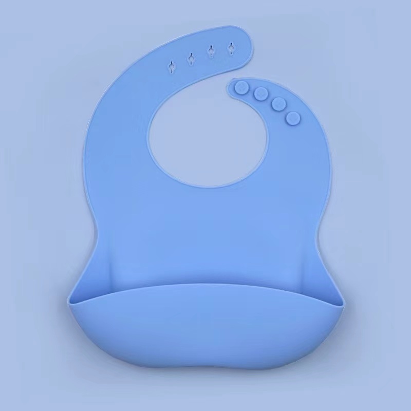 Baby Silikon Labber Baby 's Festes Silikon -Lätzchen Wassertasche wasserdicht und schmutzsicheres Baby Bib