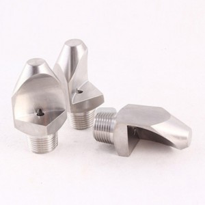 Edelstahl schmaler Winkel flacher Lüfter Wasserreinigungsdüse