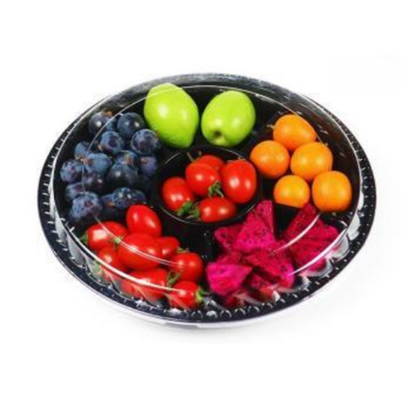 Sechs-Compartiment frisch-cut fruits box booto 250*170*70 mm Hj-6f270