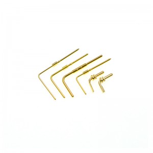 Messing Plug&Sockets Pin --- rechtwinkelende Endung