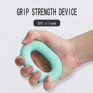 Silikonhand Stärkung Grip Ringe Unterarmringe Hand -Trainer - Silikon Squeeze Gripper für Muskelverstärkungstrainingswerkzeug - Arthritische Finger Physiotherapie Pt Kit Trainer