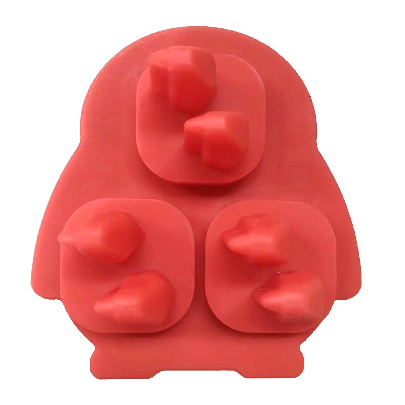 Silikon 3d Penguin Eiswürfelschale, Eiswürfelform Whisky -Eisform Spaß Formen, Silikonspaßformen mit Trichter für Cocktails, Bourbon, Brandy, Whisky Geschenk für Männer