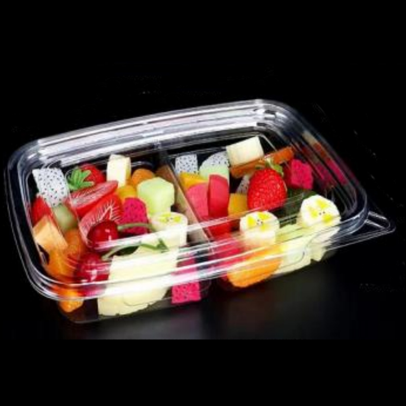 Zwei-Compartment Salat Box unten 245*175*45 mm Hgf-fg2