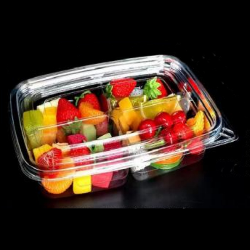 Vier-Compartment Salat Box unten 245*175*45 mm Hgf-fg4