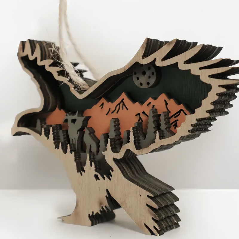 3Dwood Craft Eagle Orament
