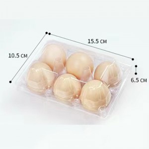 Eierschale 155*105*65 mm 6 Rillen