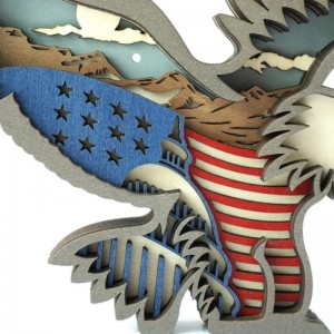 3D Eagle Holzhandwerk Dekoration