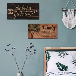 Personalisierte Kunsthandwerk Holzschild Dekoration Holzschild